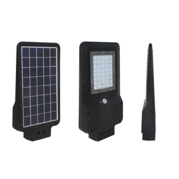 V-TAC VT-ST15 15W solar street light with sensor black body cold white 6400K - sku 8548