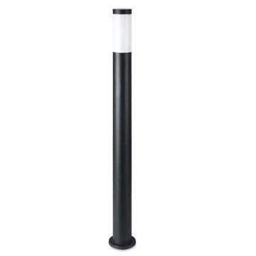 V-TAC VT-838 Applique fixation au sol 110cm avec corps noir en acier inoxydable IP44 1xE27 - sku 8594