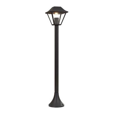 V-TAC VT-845 Portalampada da giardino lanterna in alluminio nero fissaggio a terra 95CM IP44 1xE27 - SKU 8687