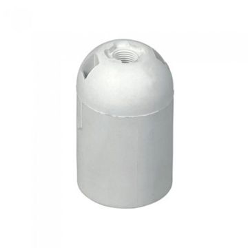V-TAC E27 lamp holder White thermoplastic IP20 - sku 8750