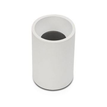 V-TAC VT-802 GU10 Runder Aluminium-LED-Scheinwerfersockel Oberflächenmontage Weiß Sku 8944