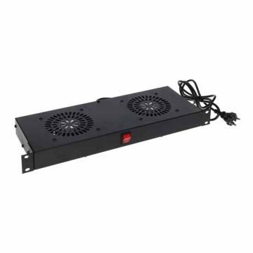 Panneau des ventilateurs vers l'armoire Rack 1U 19"