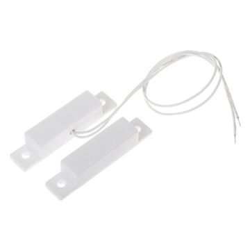 Contact magnétique plastique blanc pour porte / fenêtre 1pcs - sku 90CA32