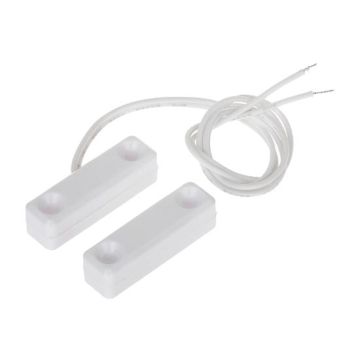 Plastic abs white magnetic contact for door or windows 1pcs - sku 90CA43