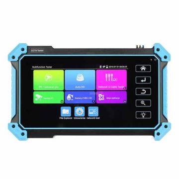 Tester multifunzione professionale 4K schermo touch 5” LCD 5IN1 AHD/HDCVI/TVI/CVBS/IP - Test PoE/Ping/Wifi