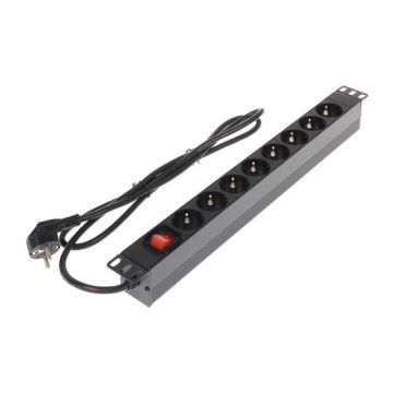 Power distribution unit for RACK 1U 19" - 90L19-8