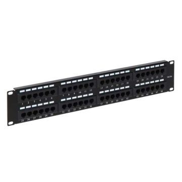 UTP 48 ports Patch panel for Rack Cabinet 19"