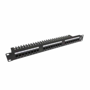 CAT6 UTP 24 ports Patch panel für Rack-Kasten 19"