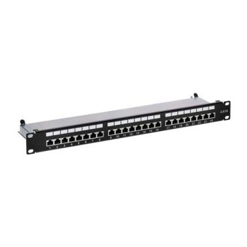 90PP24/RJ6CFTP 24 ports Patch panel FTP CAT6 for Rack Cabinet 19"