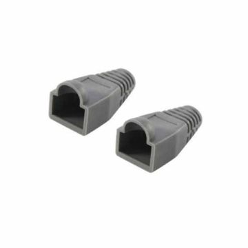 Chapeau de botte du connecteur RJ45 paquet de 100 Pcs - Gris