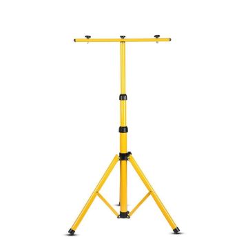 V-TAC VT-41150 Aluminum tripod stand for 2 LED lights from 10w up to 50W yellow color SKU 9104