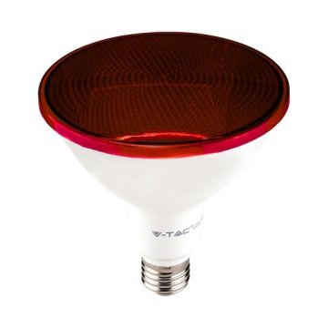 V-TAC VT-1227 17W LED Bulb SMD PAR38 E27 red light waterproof IP65 - SKU 92065