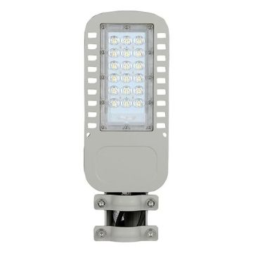 V-TAC PRO VT-34ST 30W LED Street light chip samsung high lumens cold white 6400K grey aluminum IP65 - sku 957