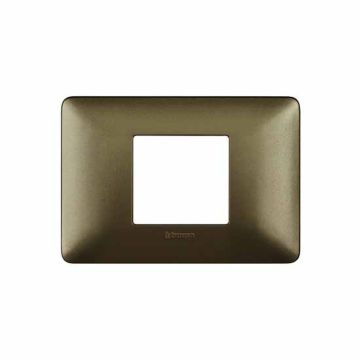 Placca Matix 2 moduli - Colore Titanium AM4819MTA