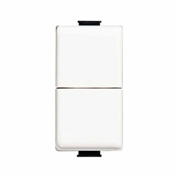 Bouton poussoir 1P + 1P NO 10A 250V Blanc Bticino Matix AM5055