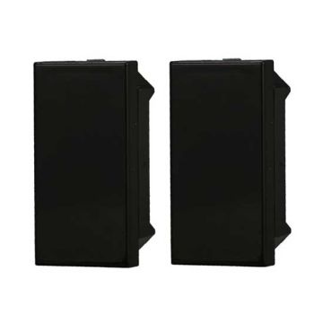 Blank plate compatible Bticino Axolute black color 2pcs pack Ettroit AN0100