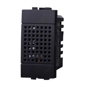 Schalter mit eingebautem Akustiksensor kompatible Bticino Axolute schwarz Farbe Ettroit AN1701