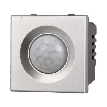 ETTROIT AG1801 Sensore Movimento PIR Timer 2P 2 posti 2M Grigio Compatibile Con Bticino Axolute