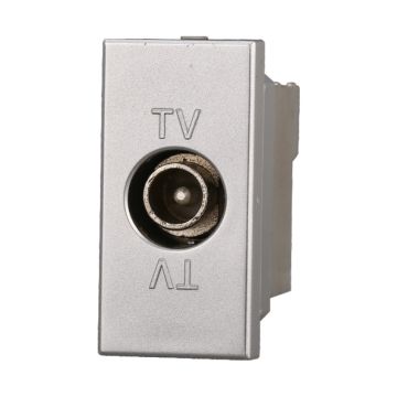 ETTROIT AG2250 Connecteur Prise TV Borne Mâle Couleur Gris Compatible avec Bticino Axolute