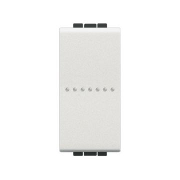 Pulsante Bticino Livinglight ax 1P NO 10A 1m bianco N4055N