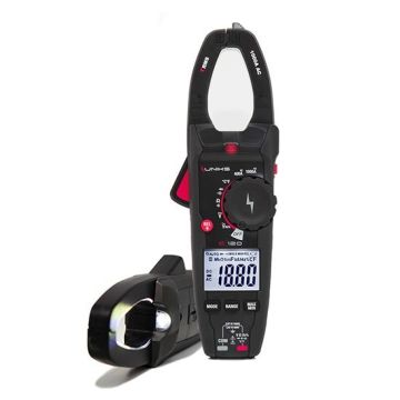 Professional amperometric clamp meters TRMS measurements with phase detector and flashlight Uniks C120