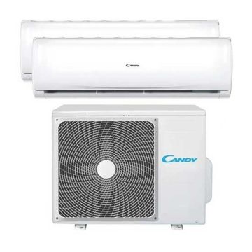 Climatizzatore condizionatore Smart pompa di calore WiFi integrato Candy PURA Dualsplit 9000BTU+12000BTU A++A+ Self-Clean composto da CY-12TAIN-M + CY-9TAIN-M + CY-2T14AOUT