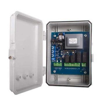 Traffic light control unit for 2 traffic lights with 2 lights