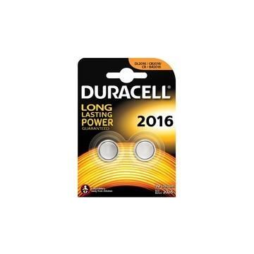 Batteria a litio Bottone Duracell DL2016 3V - Confezione da 2 pz
