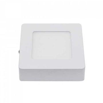 6w led panel surface square cold white 6000k + driver