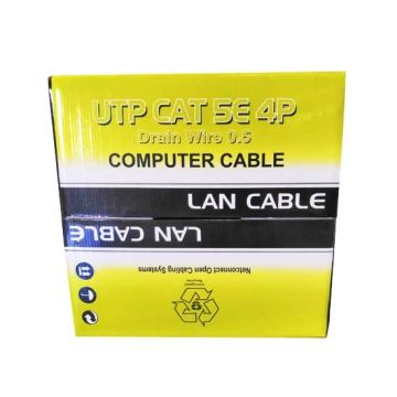 305mt utp lan Kabel cat 5E 4x2 AWG 24 cca PVC iso/iec