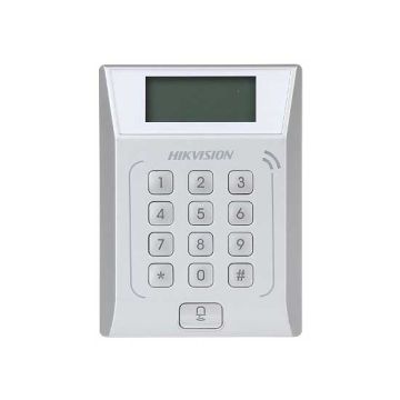 Hikvision DS-K1T802E Terminal de contrôle d'accès 12V DC avec LCD lecteur RFID standard Unique EM ip20