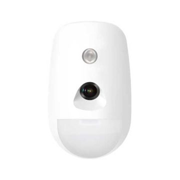 Detector de sensor de movimiento PIR Hikvision AXPRO DS-PDPC12PF-EG2-WE(B) con cámara de visión en color Color vu Inalámbrico 868Mhz 12M 85,9° Inmunidad a mascotas