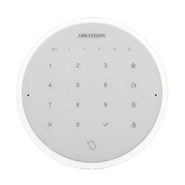 Pyronix Hikvision DS-PKA-WLM-868 two-way 868MHz wireless touch keypad white body for AxHub systems