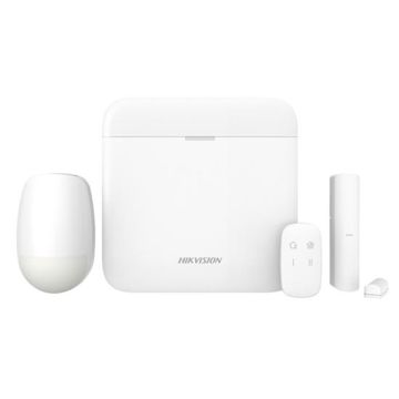 Hikvision AXPRO DS-PWA64-KIT-WE Kit allarme senza fili 868MHz Axiom PRO HUB wireless antifurto casa 64 zone app mobile colore bianco