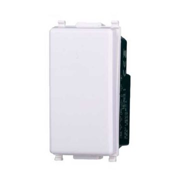 Onduleur 1P 16A compatible Vimar Plana, couleur blanc Ettroit EV0901