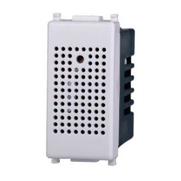 Schalter mit eingebautem Akustiksensor kompatible Bticino Livinglight Weiß Farbe Ettroit EV1701