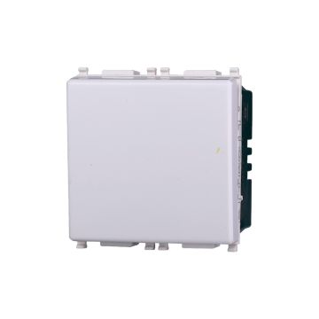 ETTROIT EV3202 Switch 2P 2M 16A Couleur Blanc Unipolaire Compatible Avec Vimar Plana