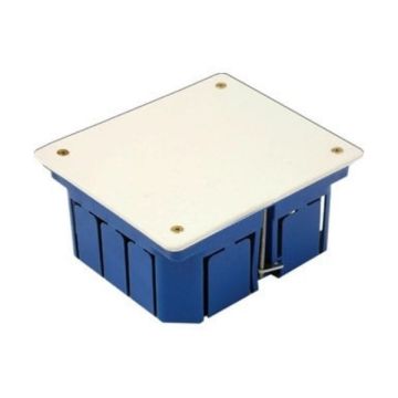 Boîte de jonction encastrée 196x152x70mm avec couvercle et vis de fixation IP40 FAEG - FG10256