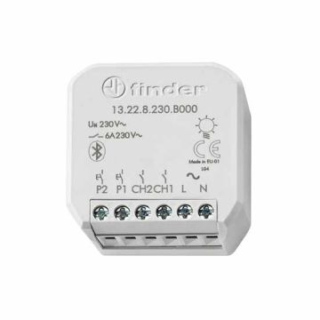 YESLY Electronic Bluetooth Multi-function relay 2 contacts Type 13.22 Finder 13228230B000
