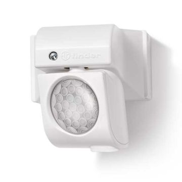 PIR movement detector for external installations IP55 wall mounting white color Type 18.A1 Finder 18A182300000