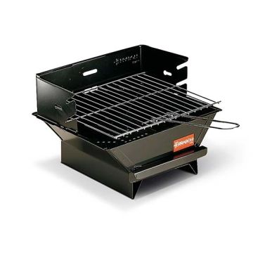 Ferraboli charcoal barbecue Minigrill for the table portable with Ash deposit tray
