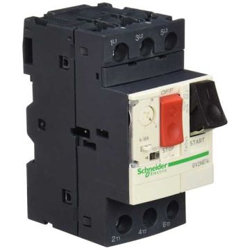 GV2ME14 10 A magnetic circuit breaker, 3 Poles, 690 VAC DIN Schneider motor protection