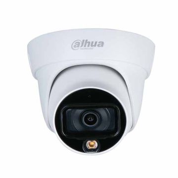 Dahua HAC-HDW1239TL-A-LED telecamera Eyeball dome hdcvi ibrida 4in1 2Mpx 2.8mm starlight fullcolor audio osd ip67