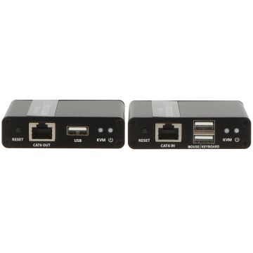 HDMI+USB 1080p UTP cat7 cat6 cat6e over ip RX+TX video signal extender - 70Mt