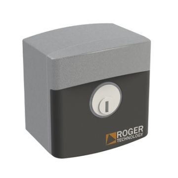 ROGER R85/60EAS Selettore a chiave ext in alluminio con cilindro standard