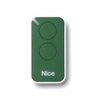 Miniaturized transmitter for gate 433Mhz 2Ch NiceEra Inti Green