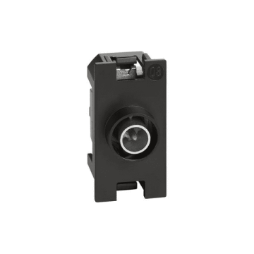 Socket BTicino Living Now passthrough male connector - 1 module K4202D