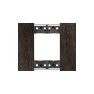 Plate BTicino Living Now 2 modules - walnut KA4802LG