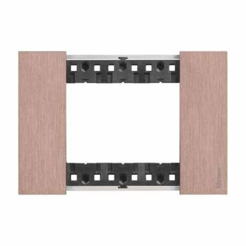 Abdeckrahmen Bticino Living Now 3 Module kupfer KA4803ZM