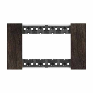 Placca Bticino Living Now 4 Moduli colore legno noce KA4804LG